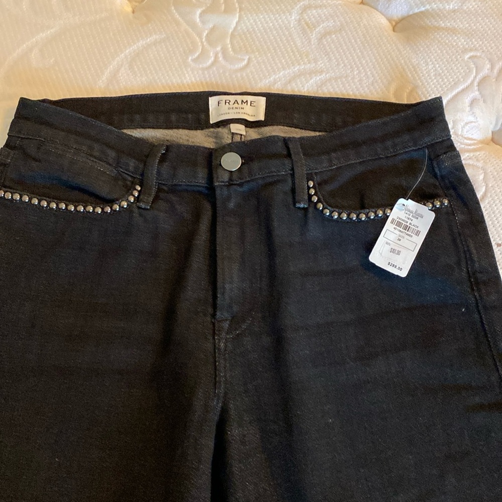 Frame black jeans